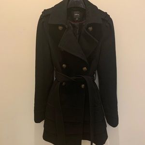 Black Express Dress Coat